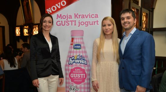 Irena Jovanović, Marija Malović PR Manager Imlek,Jovan Bugarčić Category Manager Imlek
